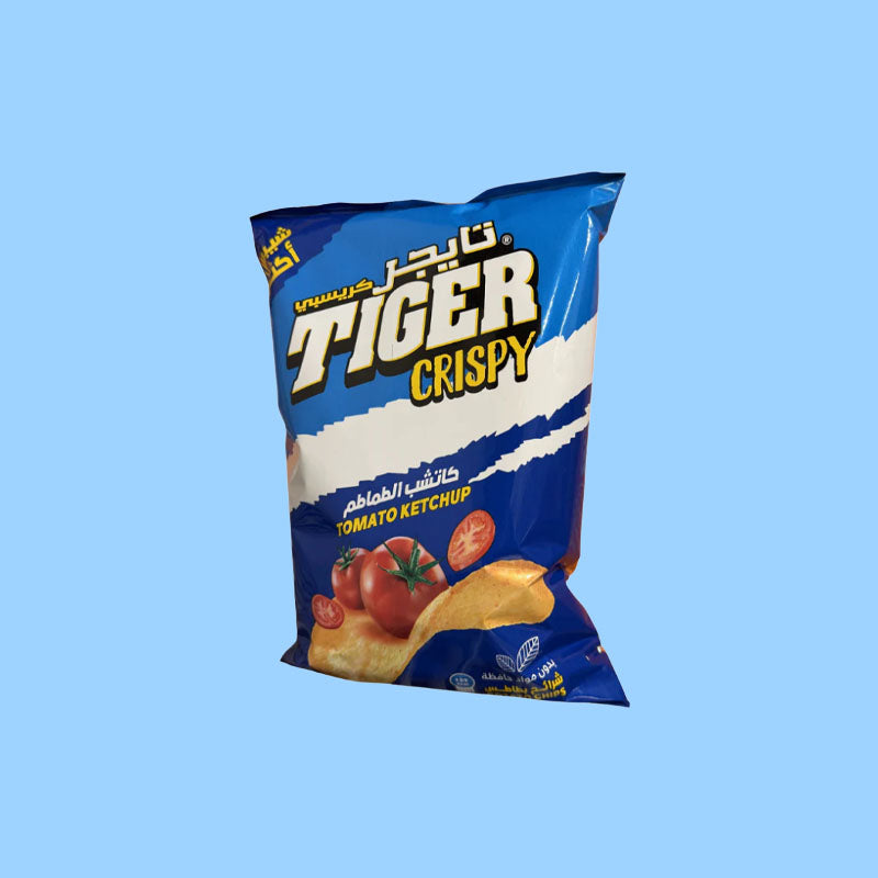 Tiger Chips Crispy Tomato Ketchup 80g (Egypt)