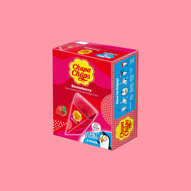 Chupa Chups Ice Pops Strawberry 8 x 22ml (Korea)