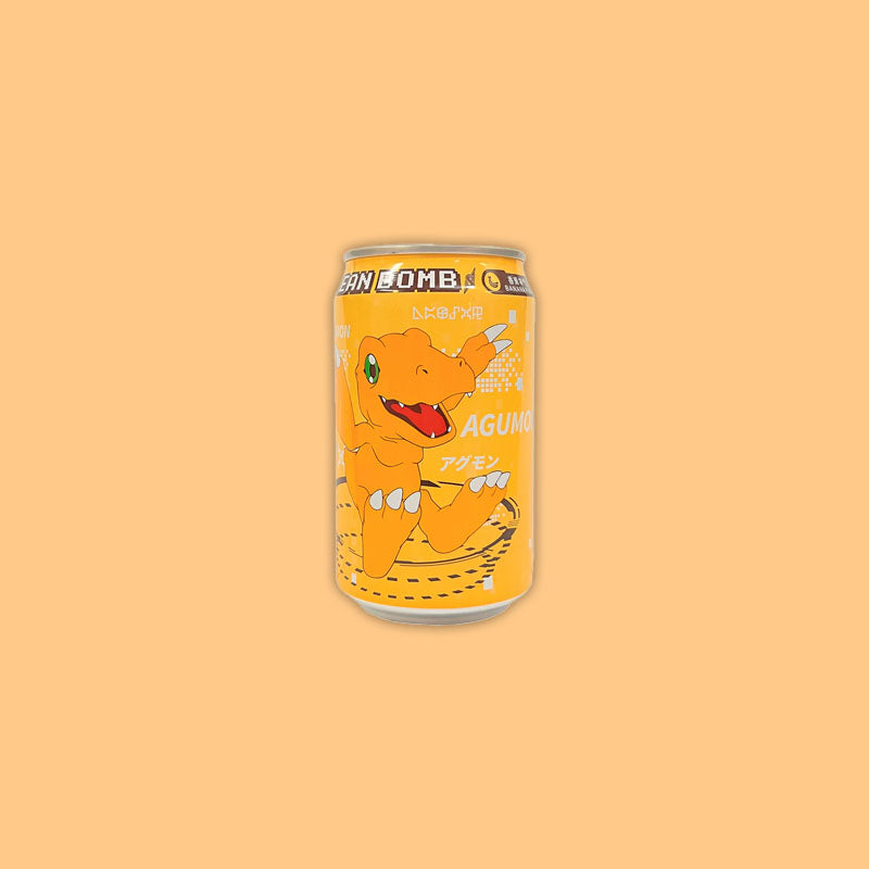 Digimon Adventure- Agumon Banana Soda 330ml (Taiwan)