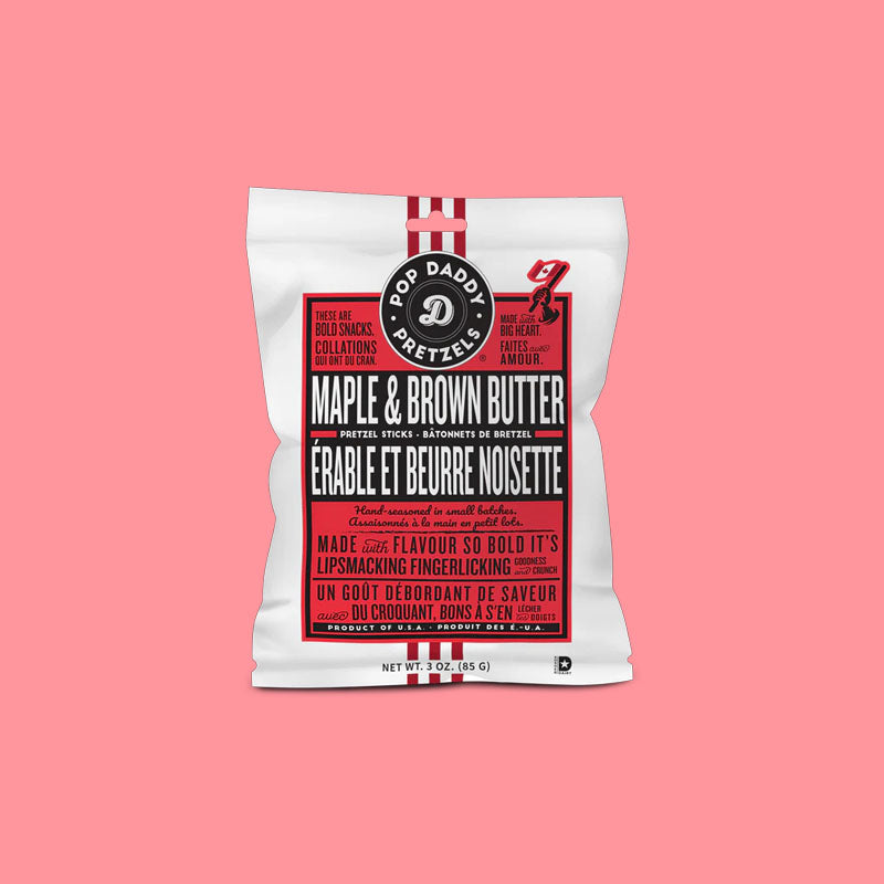 Pop Daddy Pretzels | Maple & Brown Sugar 3oz (USA)