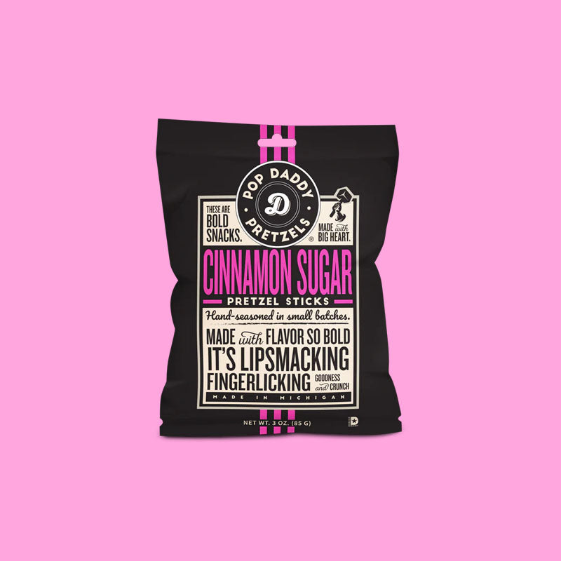 Pop Daddy Pretzels | Cinnamon Sugar 3oz (USA)