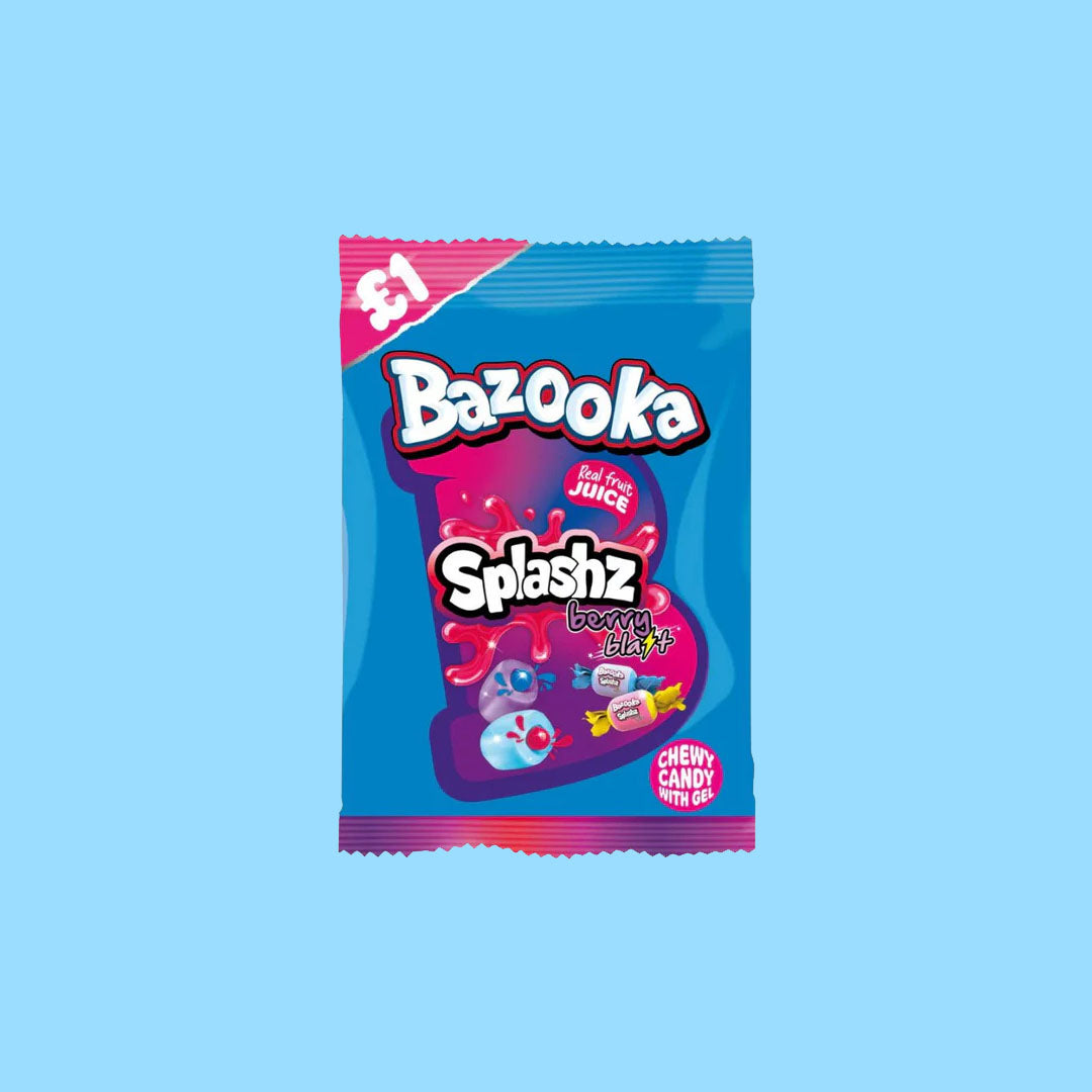 Bazooka Splashz Berry 120g (UK)