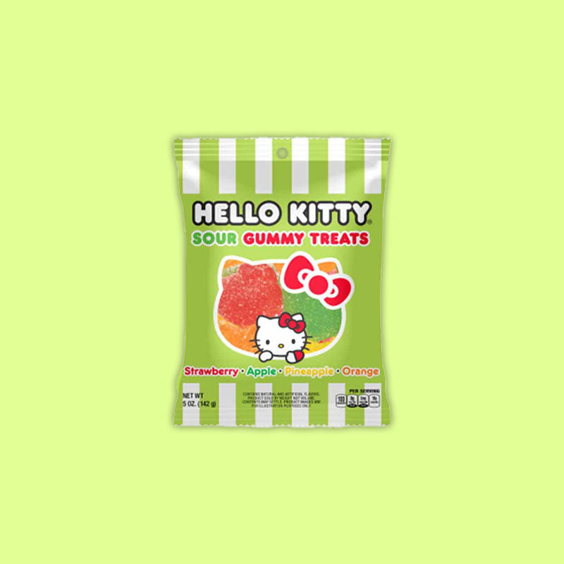 Hello Kitty Sour Fruit Gummy Treats 5oz (USA)