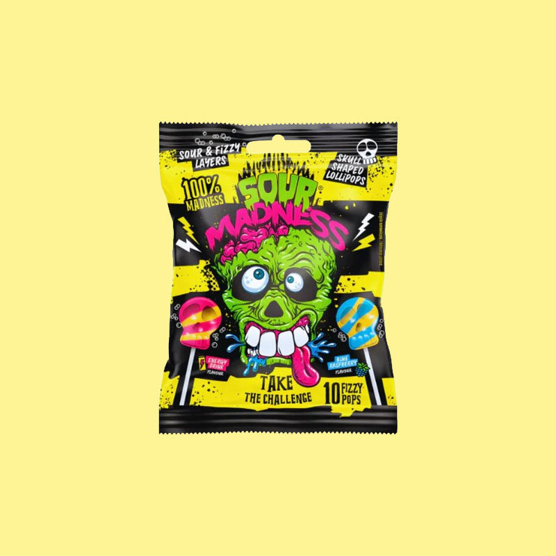 Sour Madness Original Lolipops 60g (Poland)