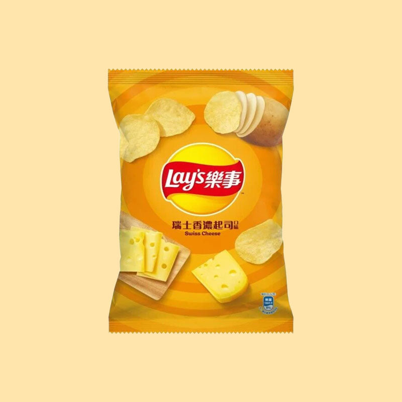 Lay's Swiss Cheese Flavor 34g (Taiwan)