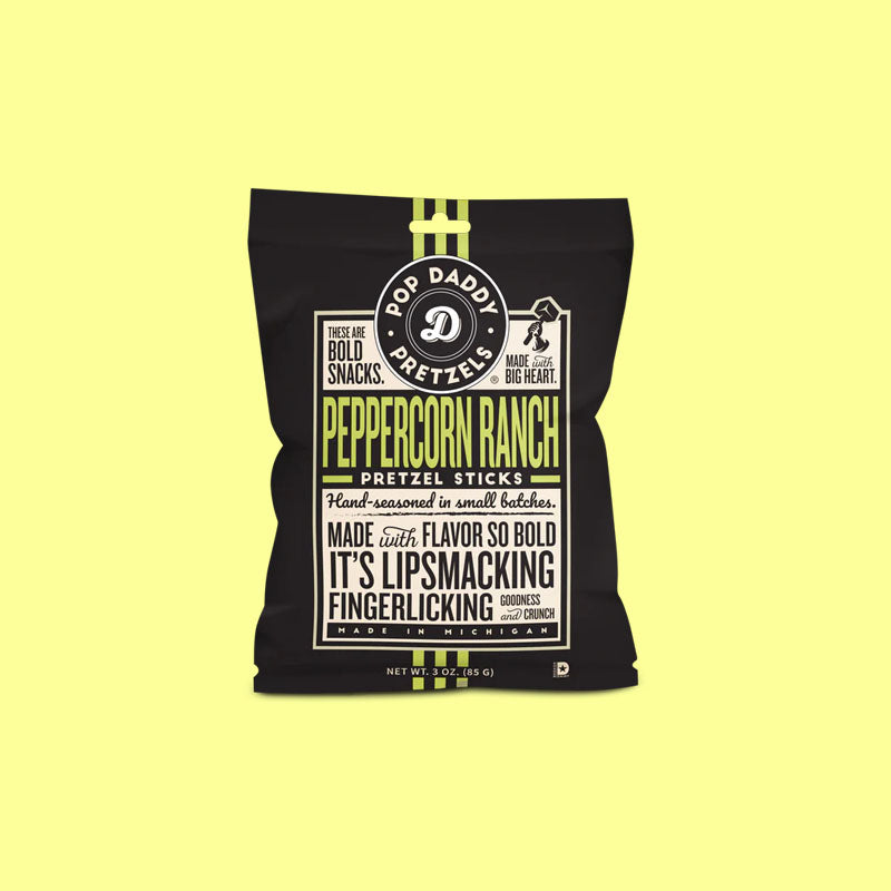 Pop Daddy Pretzels | Peppercorn Ranch 3oz (USA)