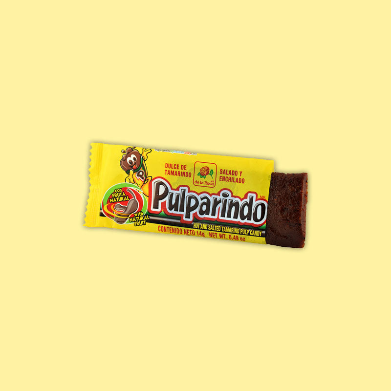 De La Rosa Pulparindo Tamarind Pulp Candy Original 14g (Mexico)