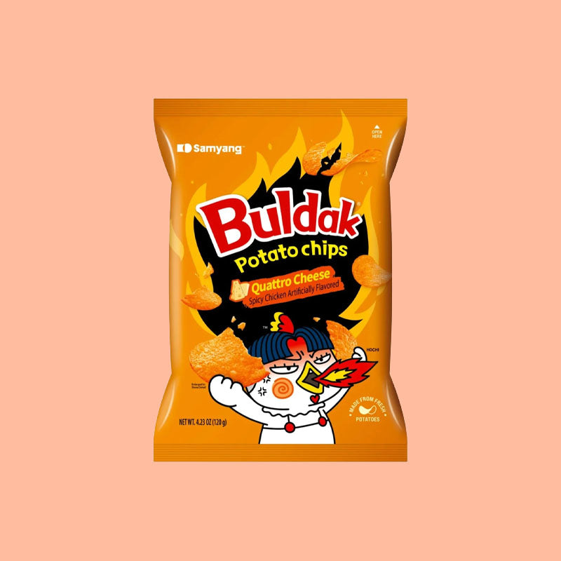 Buldak Chips Quattro Cheese 120g (Korea)