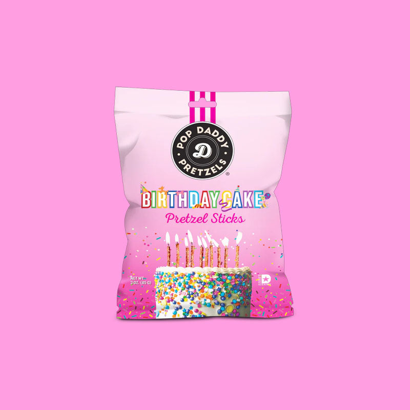 Pop Daddy Pretzels | Birthday Cake 3oz (USA)