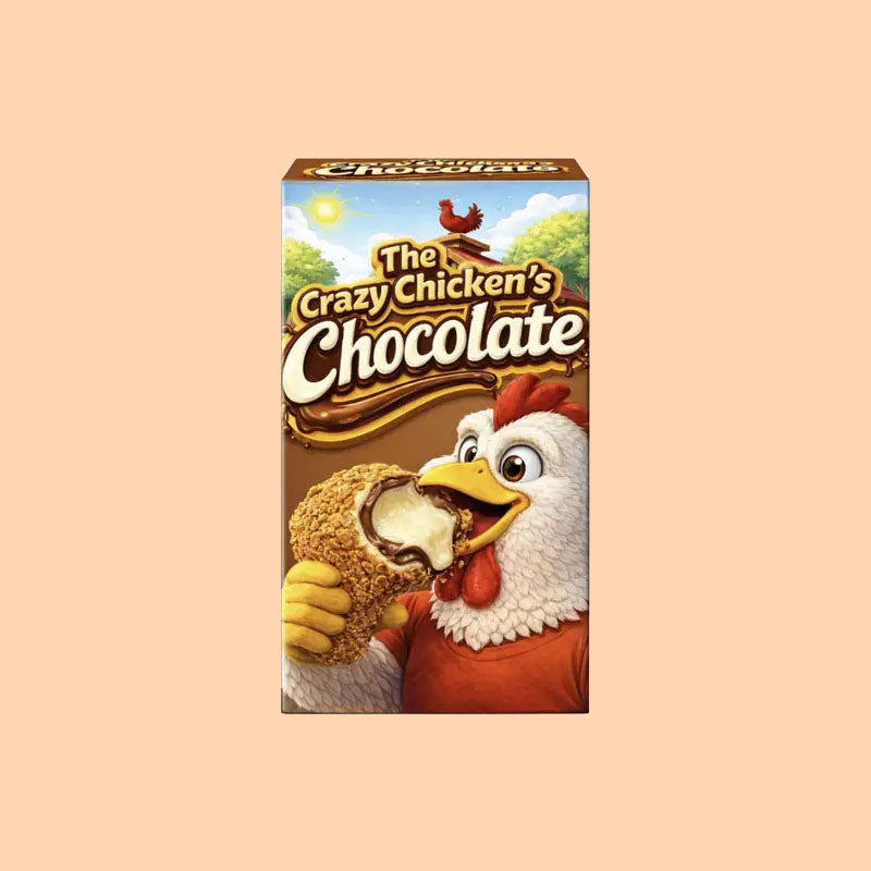 The Crazy Chicken's Milk & White Chocolate Cookies 50g (Turkey)