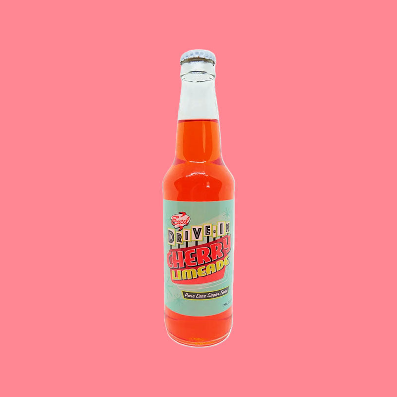 Excel Drive-In Cherry Limeade Soda 12oz (USA)
