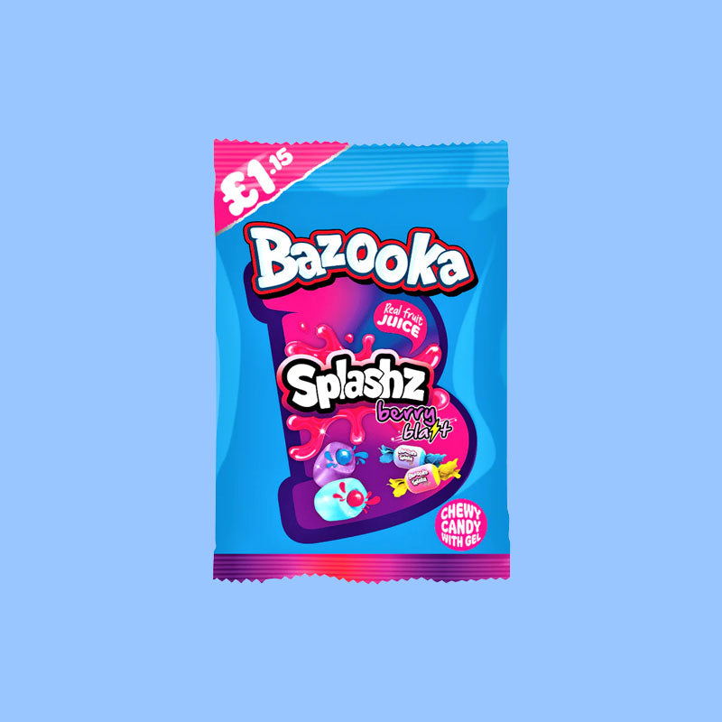 Bazooka Splashz Berry 120g (UK)