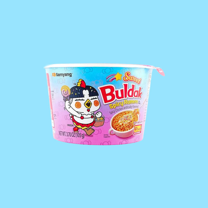 Buldak Spicy Ramen Bowl Sweet 105g (Korea)