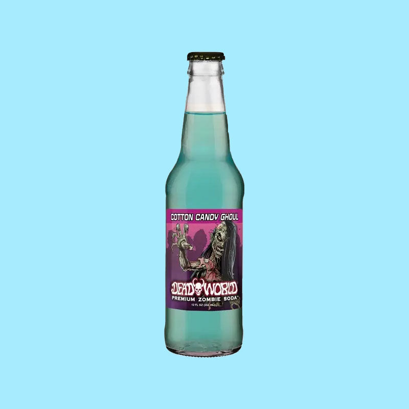 Dead World Zombie Cotton Candy Ghoul Soda 12oz (USA)