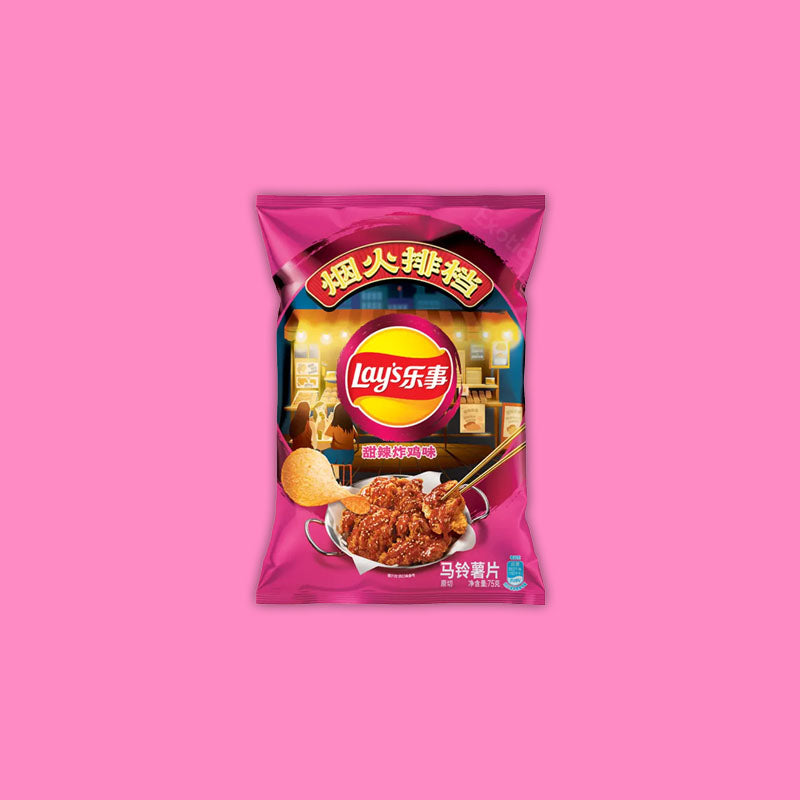 Lay's Sweet & Spicy Fried Chicken 70g (China)