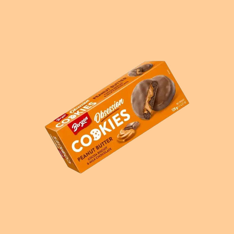 Bergen Cookies Peanut Butter & Milk Chocolate 128g (Europe)