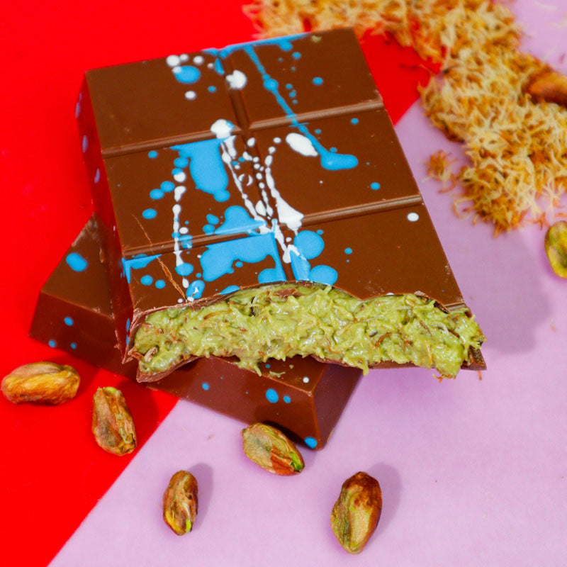 Crazy Choco Authentic Dubai Chocolate - Original Milk Chocolate 180g (Dubai)