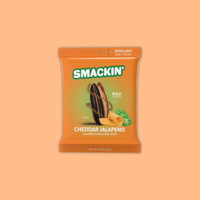 Smackin' Sunflower Seeds Cheddar Jalapeno 4oz (USA)