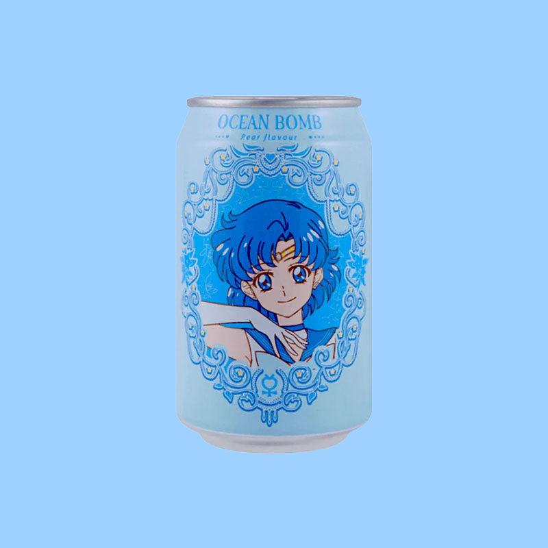 Sailor Moon Mercury Pear Soda 330ml (Taiwan)