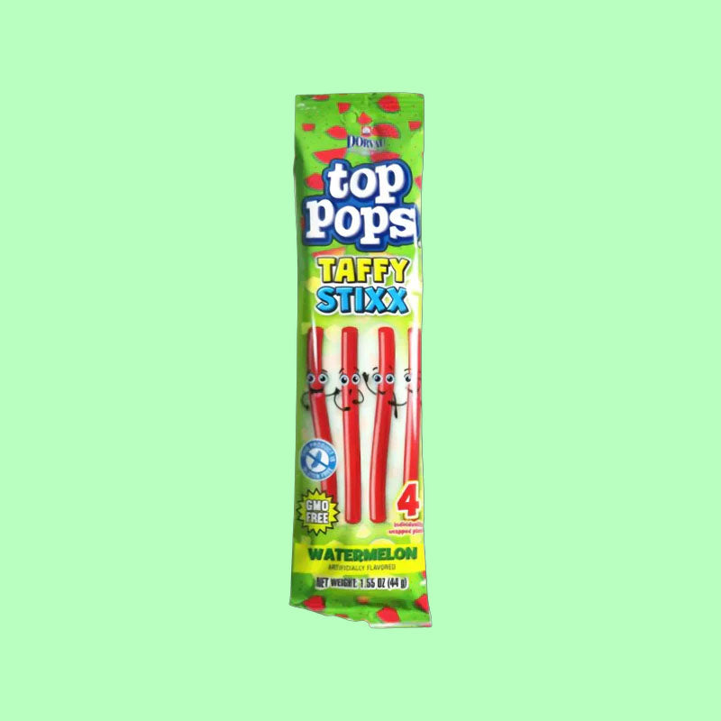 Top Pops Taffy Stixx Watermelon 1.55oz (Canada)