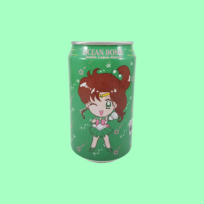 Sailor Moon Jupiter Lemon Vanilla Soda 330ml (Taiwan)