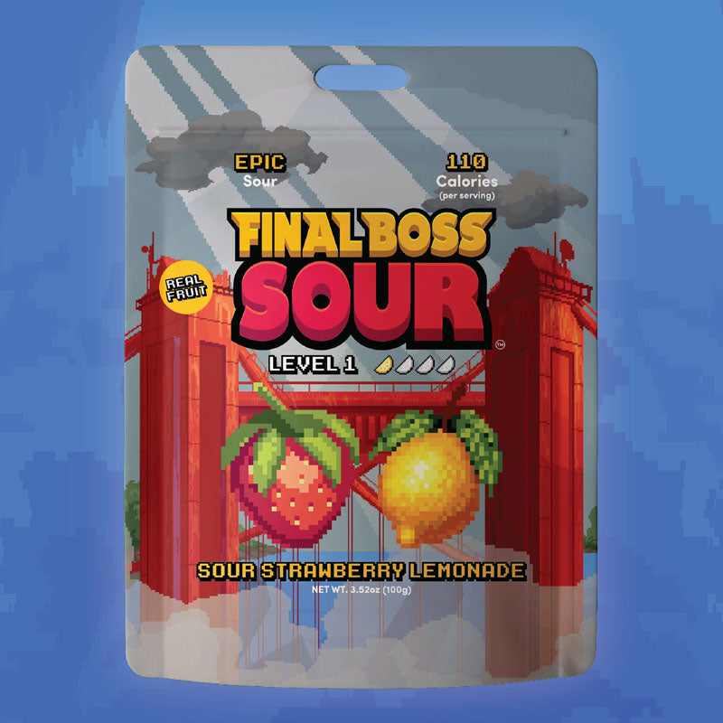 Final Boss Sour | Strawberry Lemonade | Level 1 (100g)