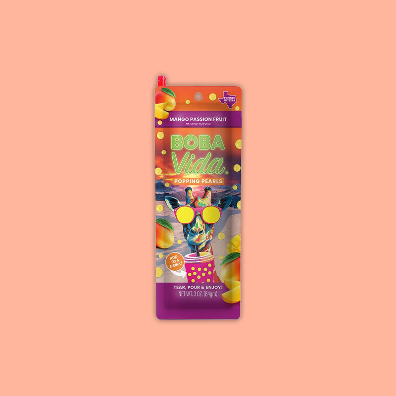 Bobavida Popping Boba Mango Passion Fruit 84g (United States)