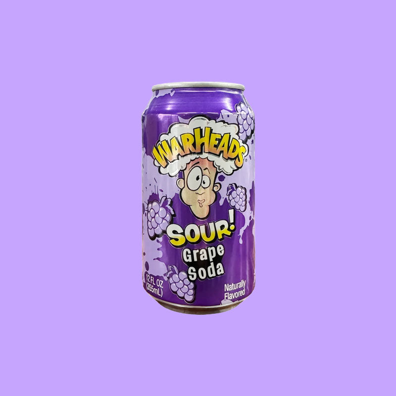 Warheads Sour Grape Soda 340ml (Canada)