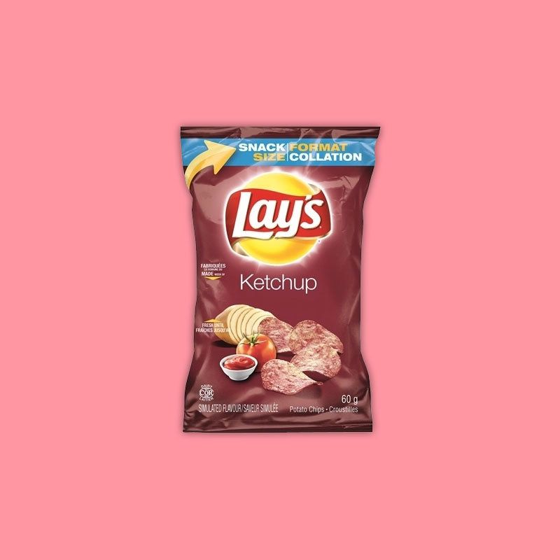 Lay's Ketchup Chips 60g (Canada)