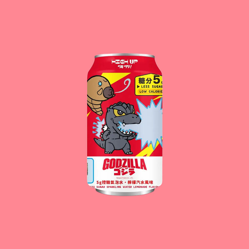 High Up Godzille Lemon Soda 330ml (Taiwan)