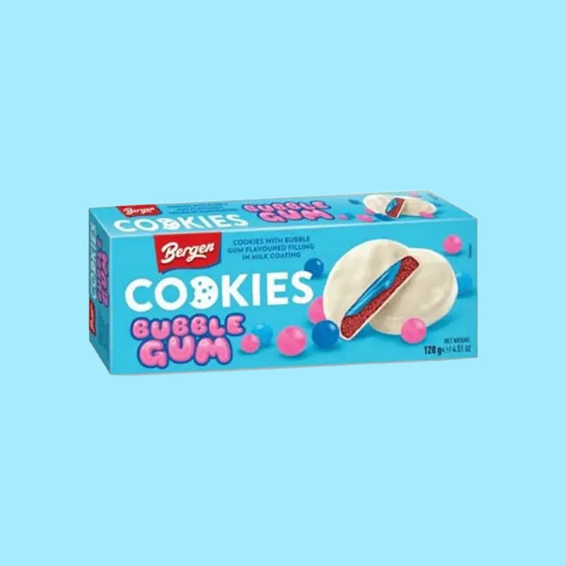 Bergen Cookies Bubble Gum 128g (Europe)