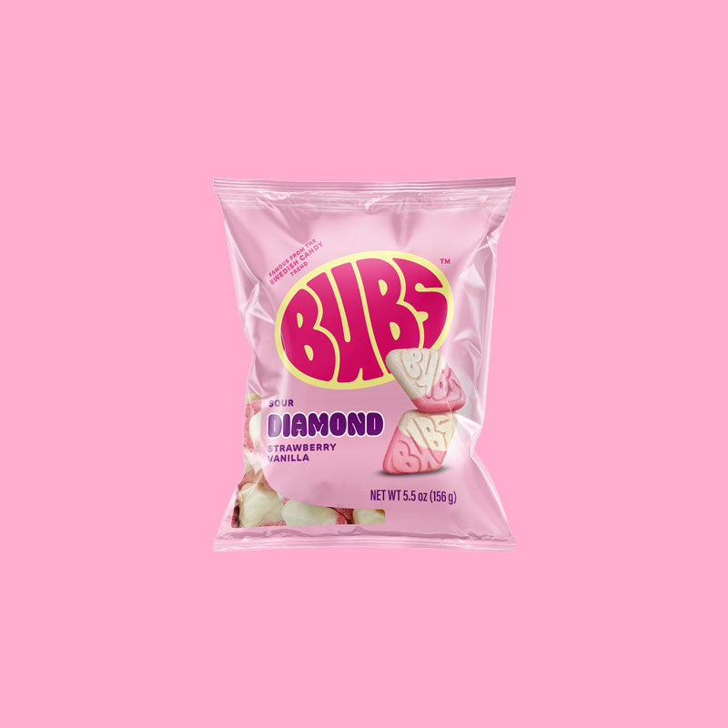 Bubs Diamond Strawberry Vanilla 5.5oz (Sweden)