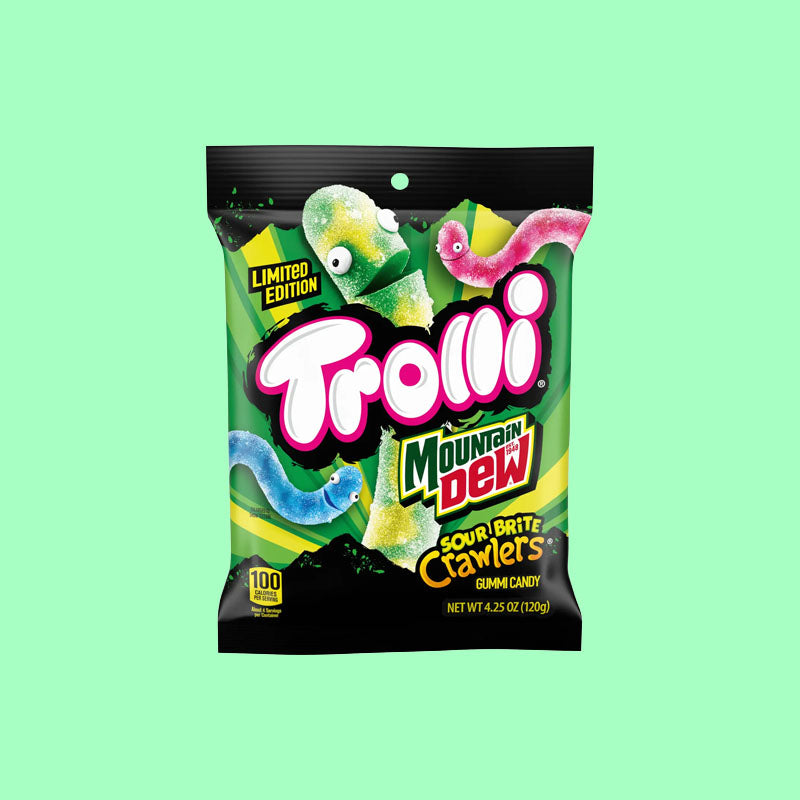 Trolli Mountain Dew Sour Brite Crawlers 4.25oz (USA)