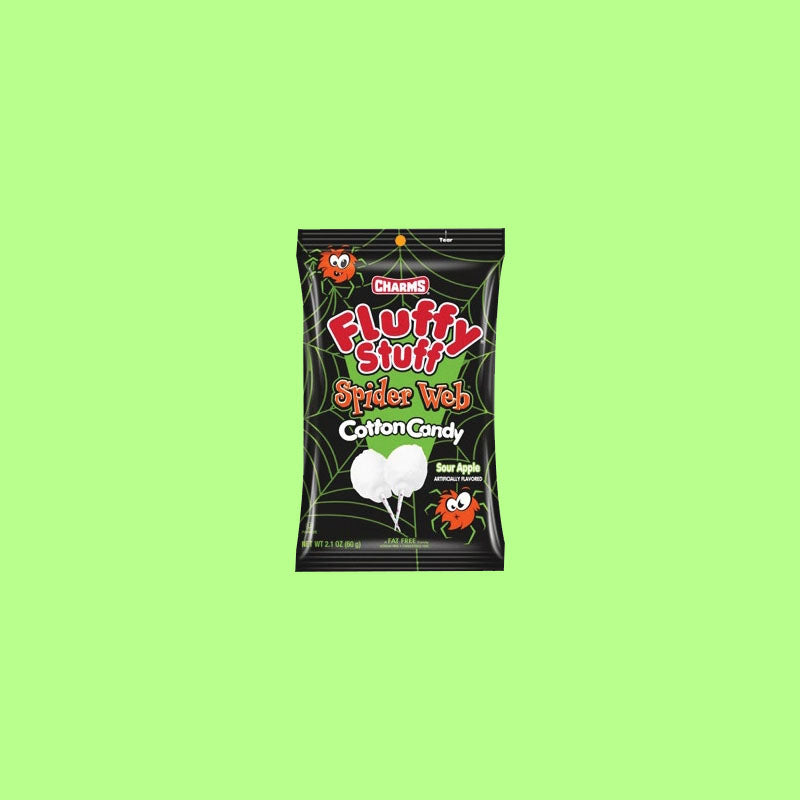 Halloween | Fluffy Stuff Spider Web Cotton Candy 2.1oz (USA)