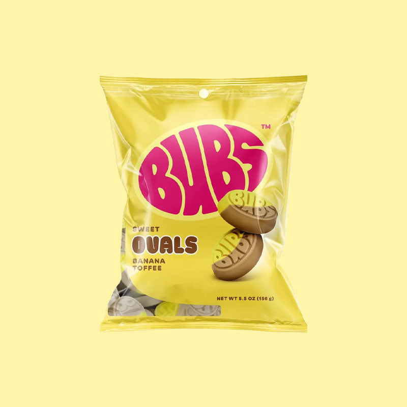 Bubs Ovals Banana Toffee 5.5oz (Mexico)