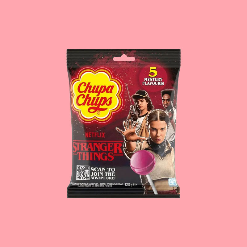Chupa Chups Stranger Things Lolipops Right Side Up 120g (Spain)