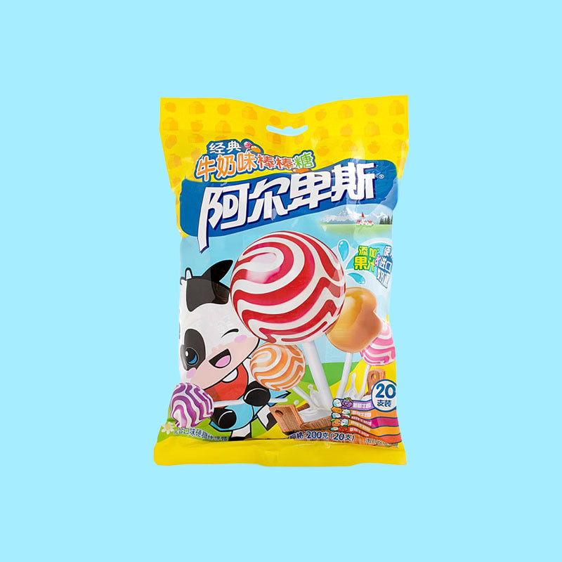 Alpine Lollipop Assorted Pack 200g (China)