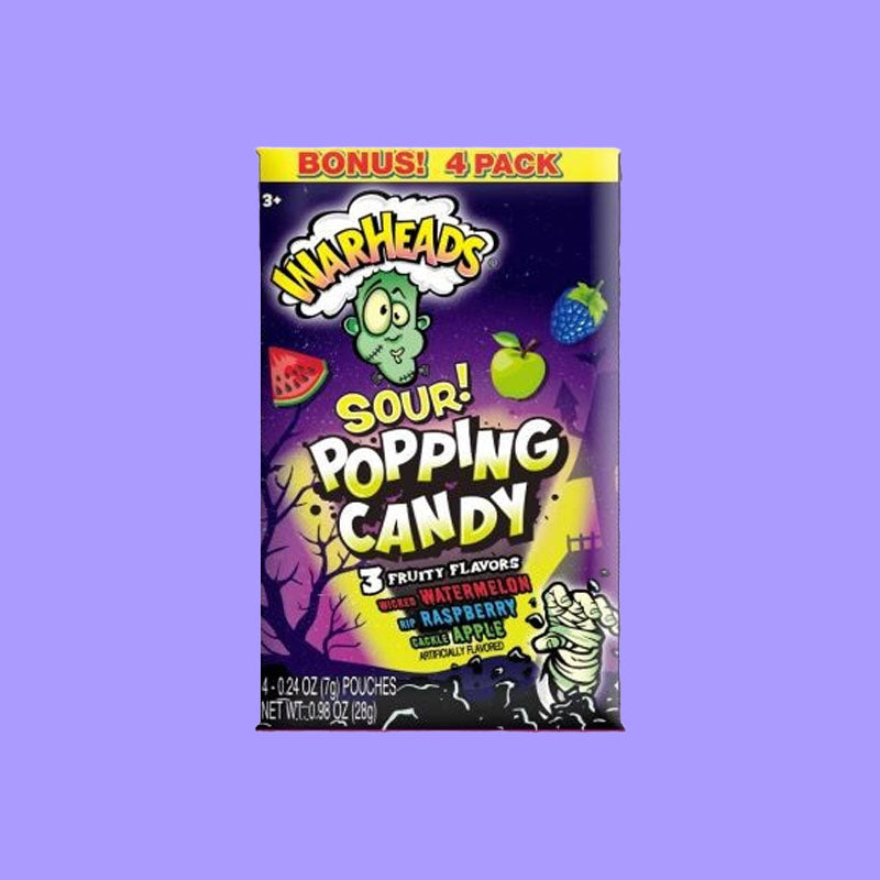 Halloween | Warheads Sour Popping Candy Limited Edition 28g (China)