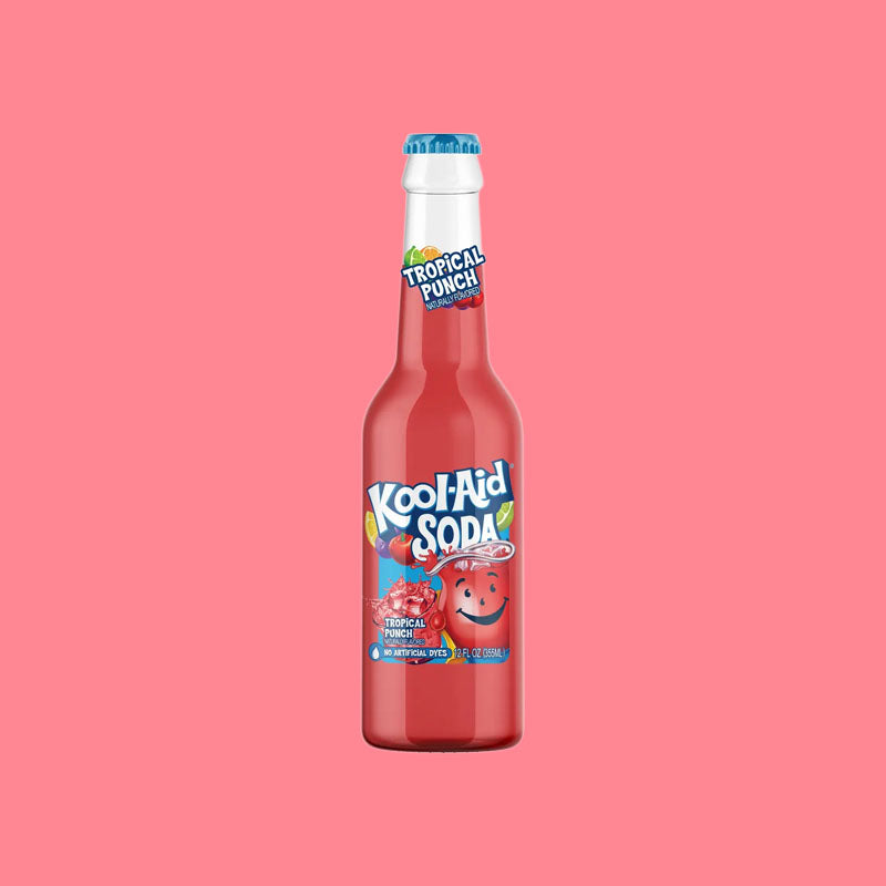 Kool-Aid Soda Tropical Punch 12oz (USA)