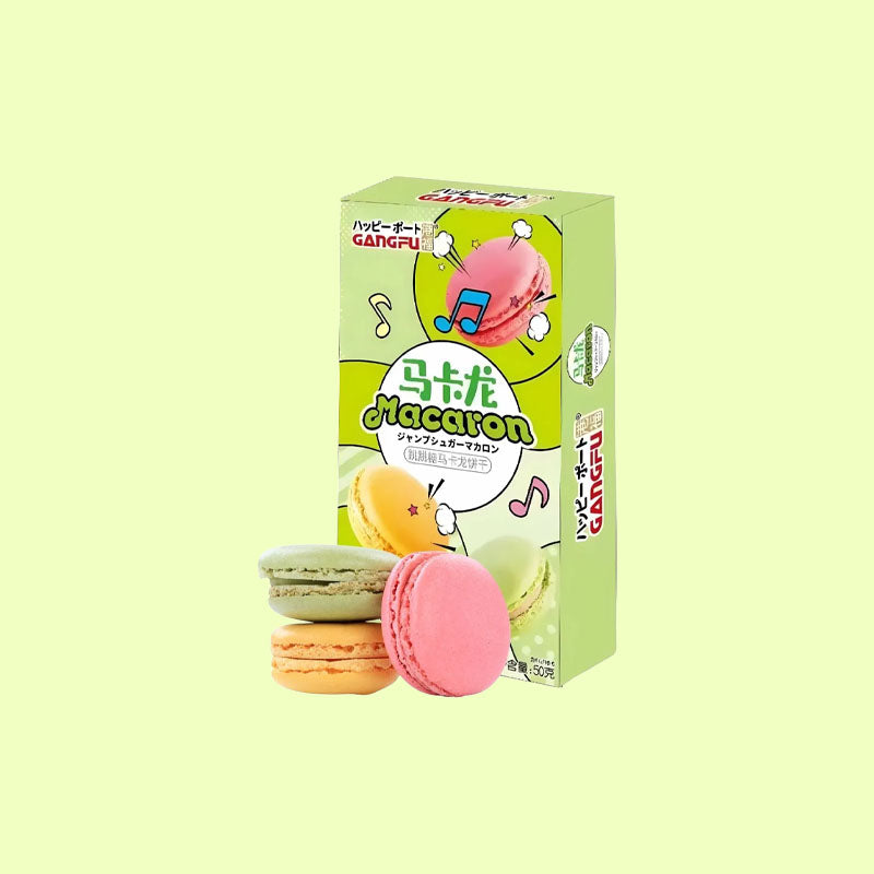 Macaron Popping Candy Matcha Biscuits 50g (China)