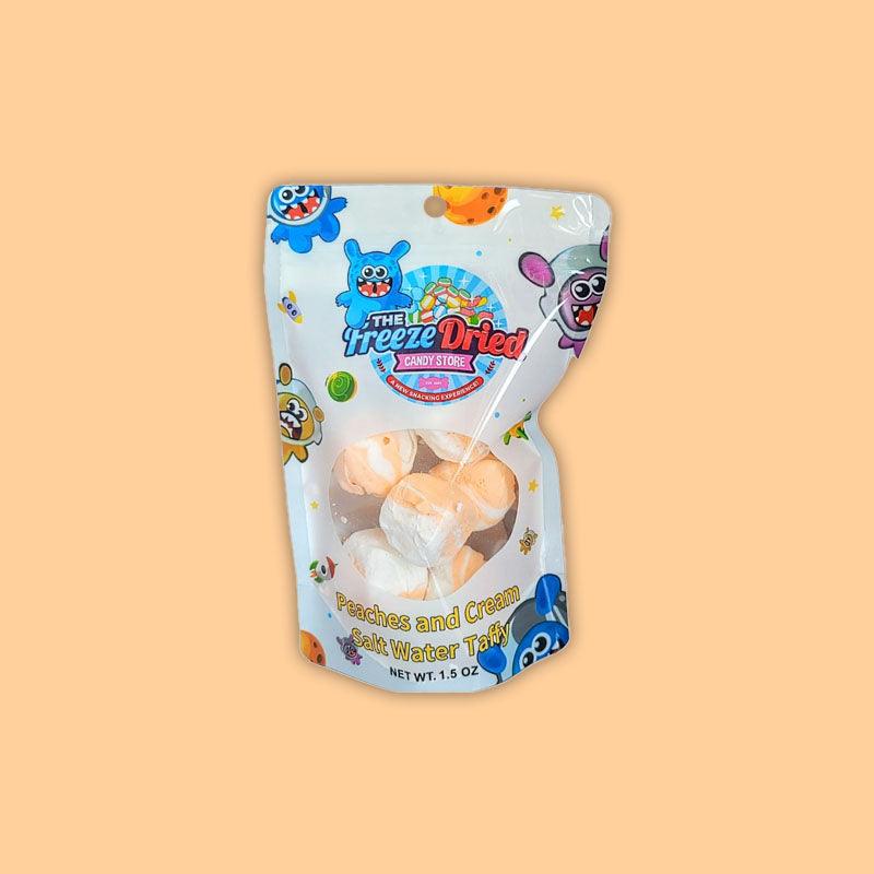 Freeze Dried - Peaches and Cream Salt Water Taffy 1.5oz