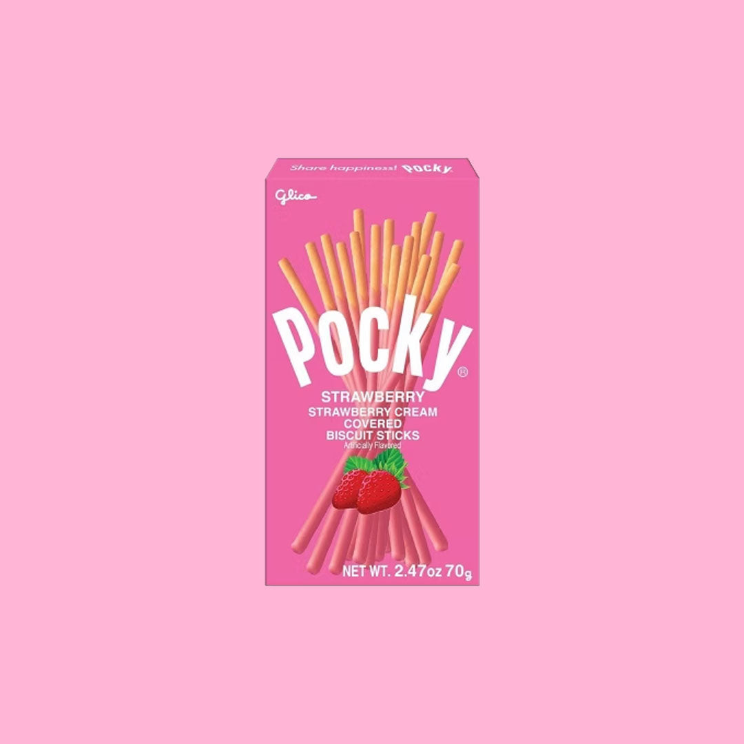 Glico Pocky Strawberry 2.47oz (USA)