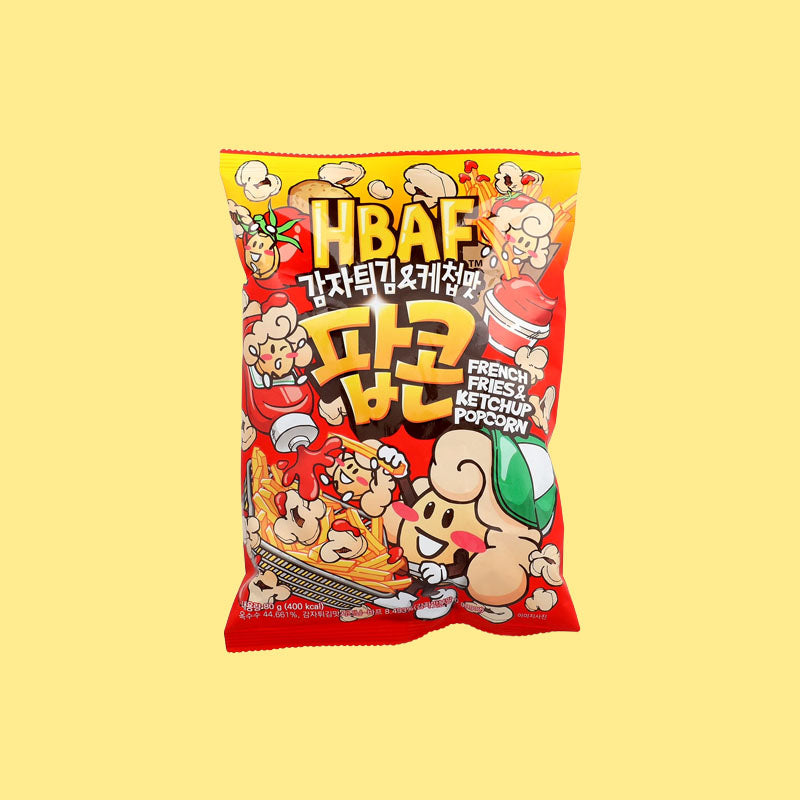HBAF French Fries & Ketchup Popcorn 80g (Korea)