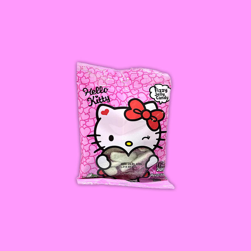 Hello Kitty Fizzy Jelly Candy Watermelon 80g (Turkey)