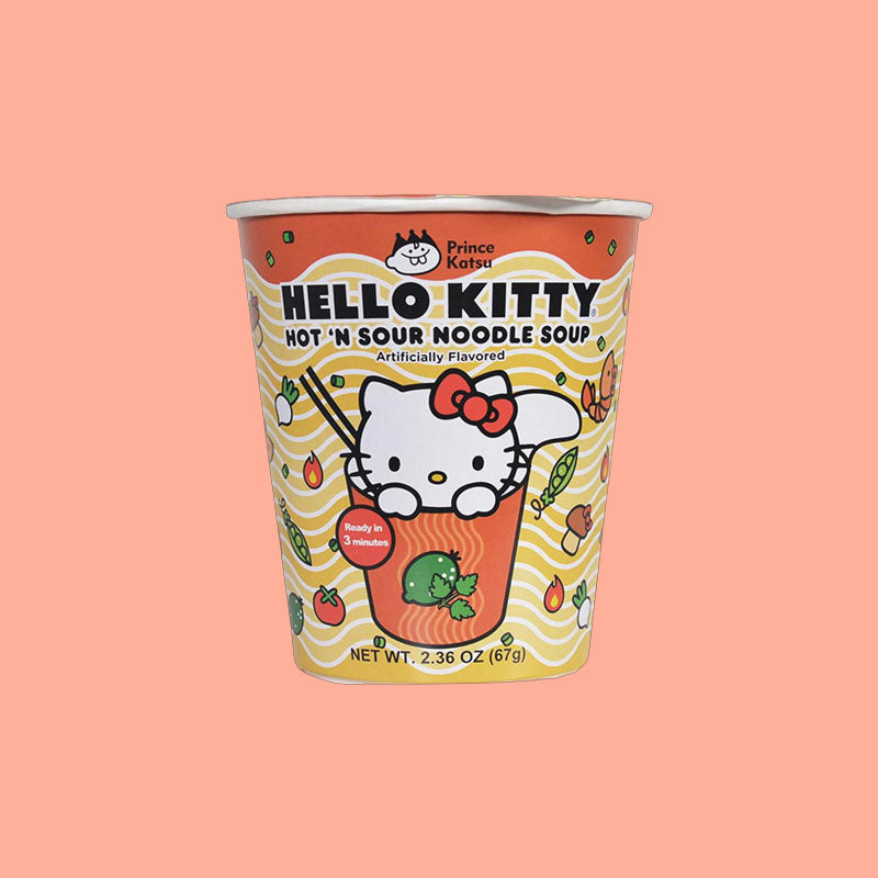 Hello Kitty Noodles Hot & Sour 65g (Japan)