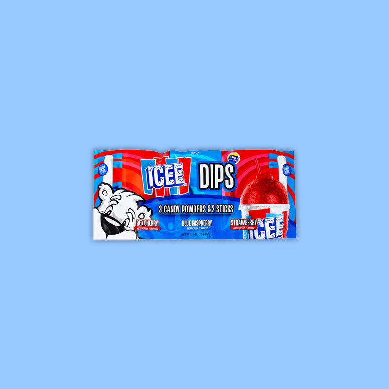 Icee Dips 3 Flavor Strip 1.41oz (USA)