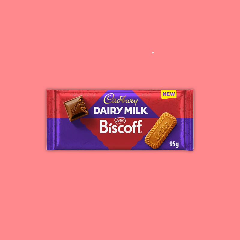 Cadbury Dairy Milk Lotus Biscoff Bar 95g (UK)