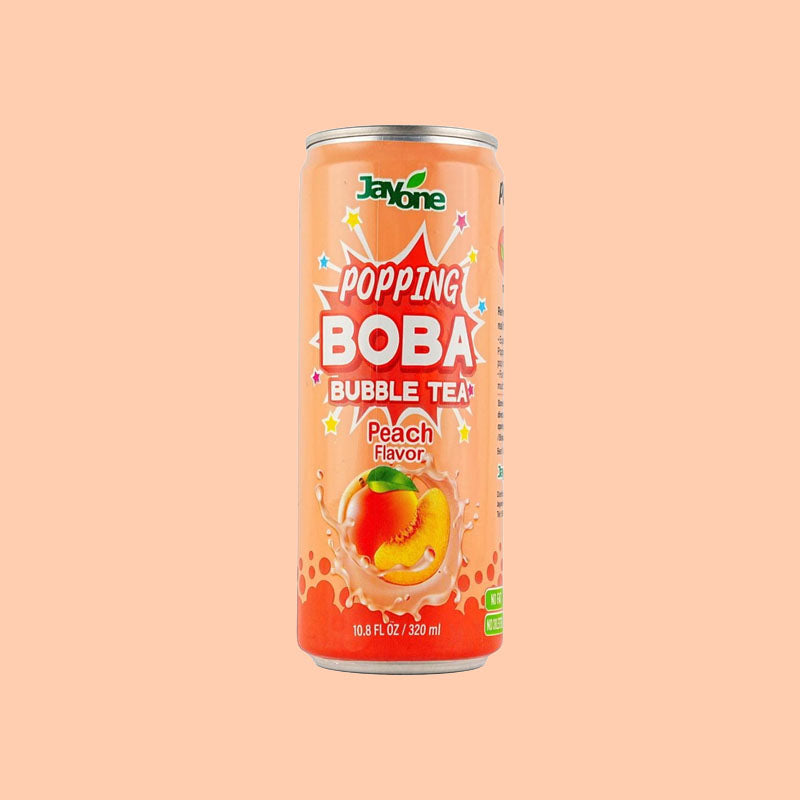 Jayone Boba Bubble Tea Peach 10.82oz (Korea)