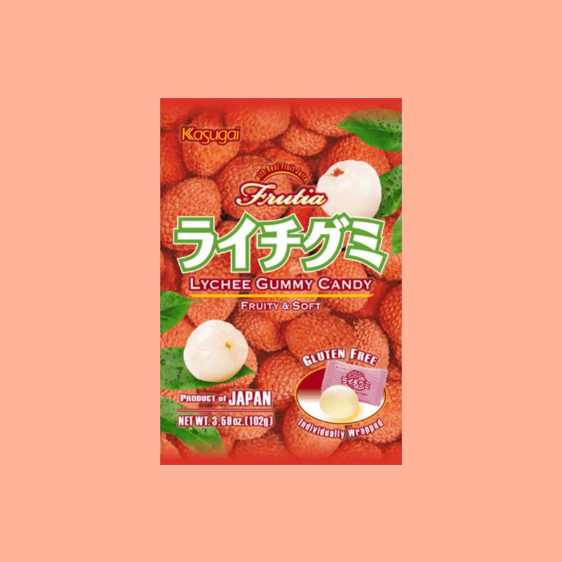 Kasugai Gummy Candy Lychee 102g (Japan)