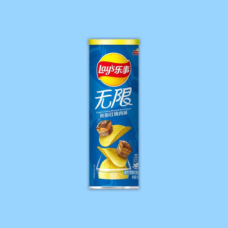 Lay's Stax Finger Lickin Braised Pork 104g (Taiwan)